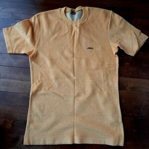 Vintage Short Sleeve Terrycloth Tee in Orange